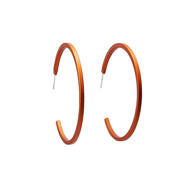 Kalinowski Anodised Aluminium Large Hoops