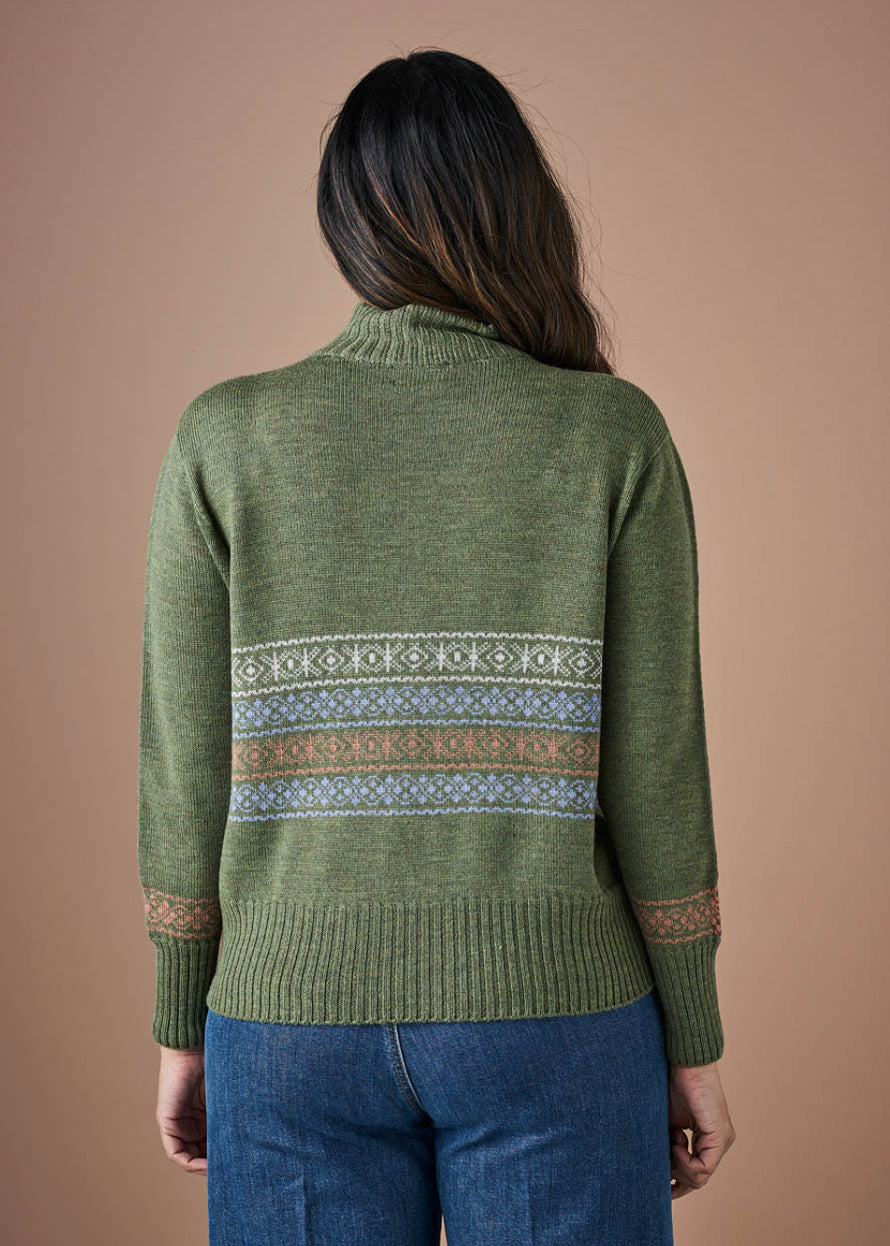 Uimi Aspen Merino Wool Jumper Fern