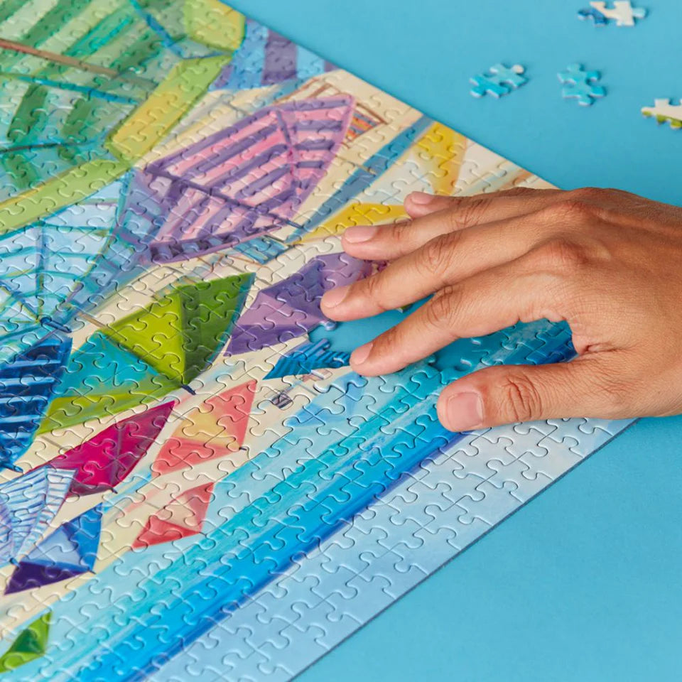 Umbrella Beach - 1000 Piece Puzzle