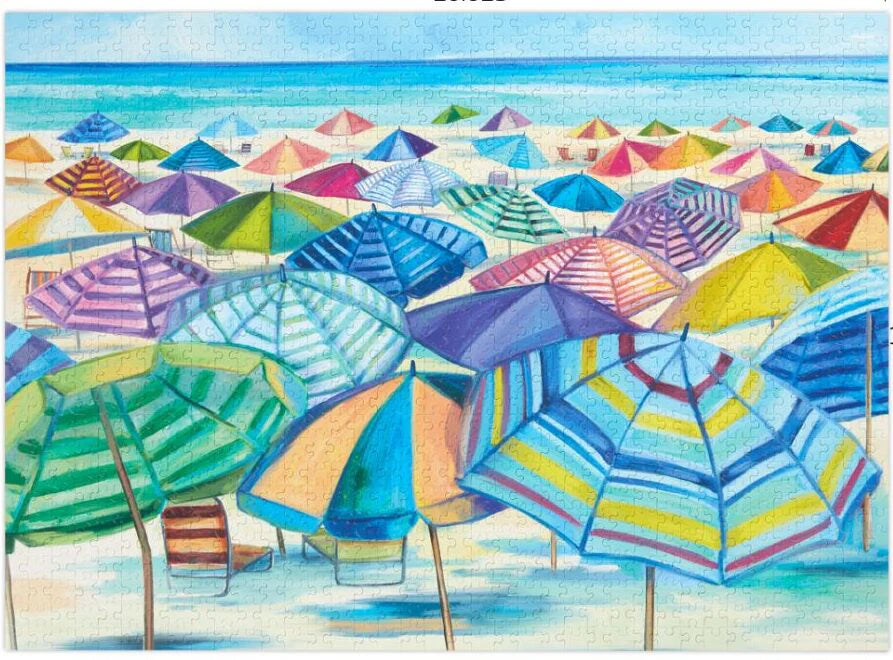 Umbrella Beach - 1000 Piece Puzzle