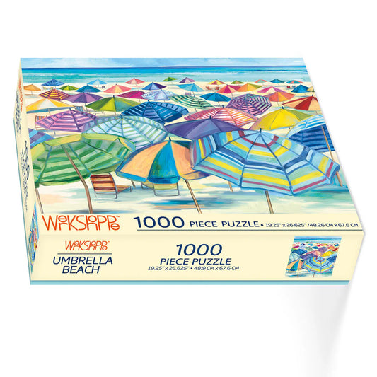 Umbrella Beach - 1000 Piece Puzzle