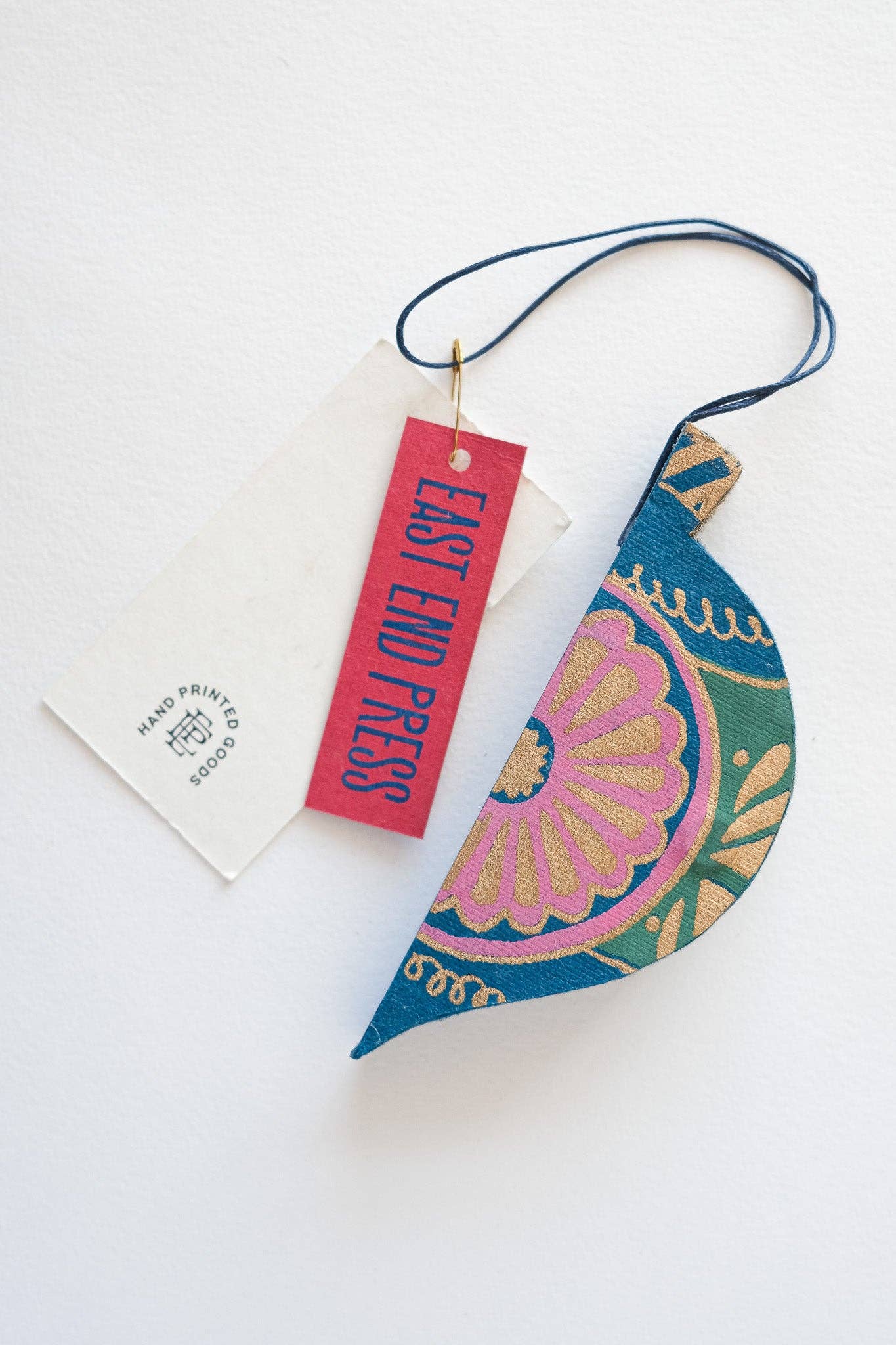 East End Press Blue Bauble Ornament