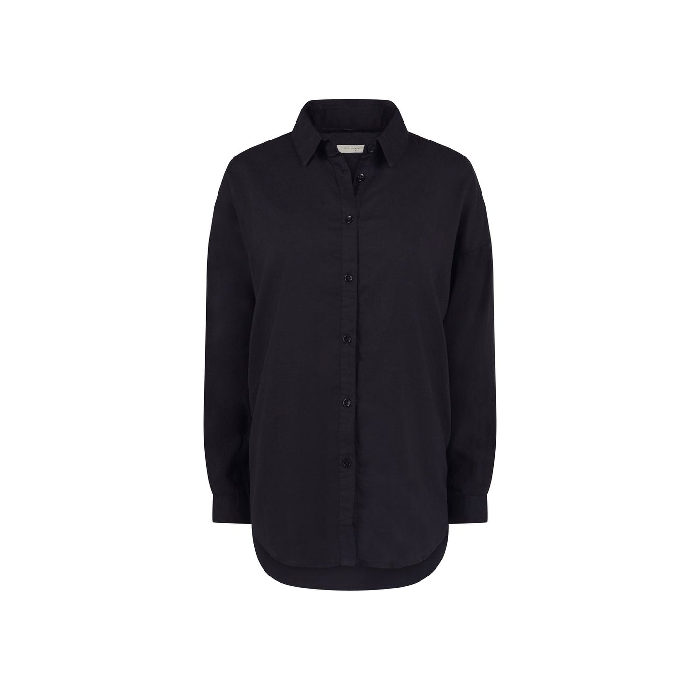Hemp Clothing Long Sleeve Black Shirt