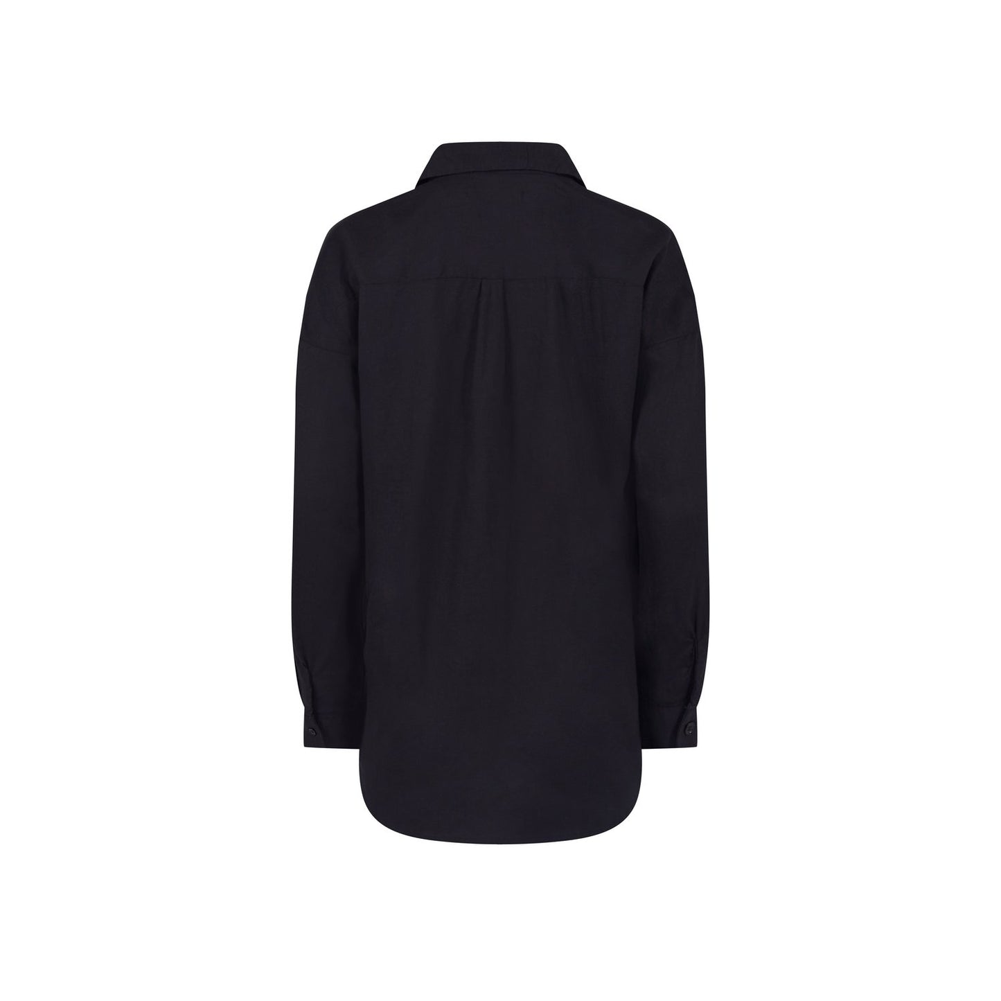 Hemp Clothing Long Sleeve Black Shirt