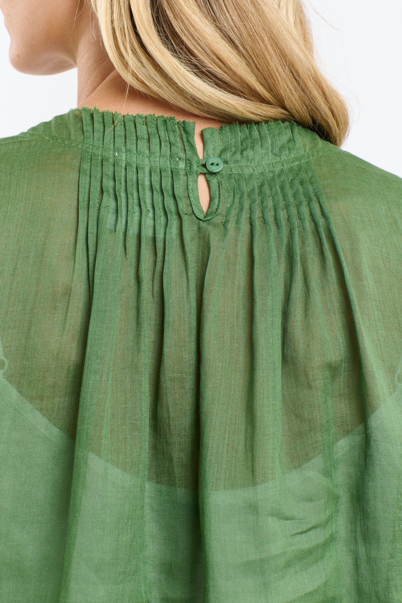 365 Days Ariel Pintuck Top - Kelly Green