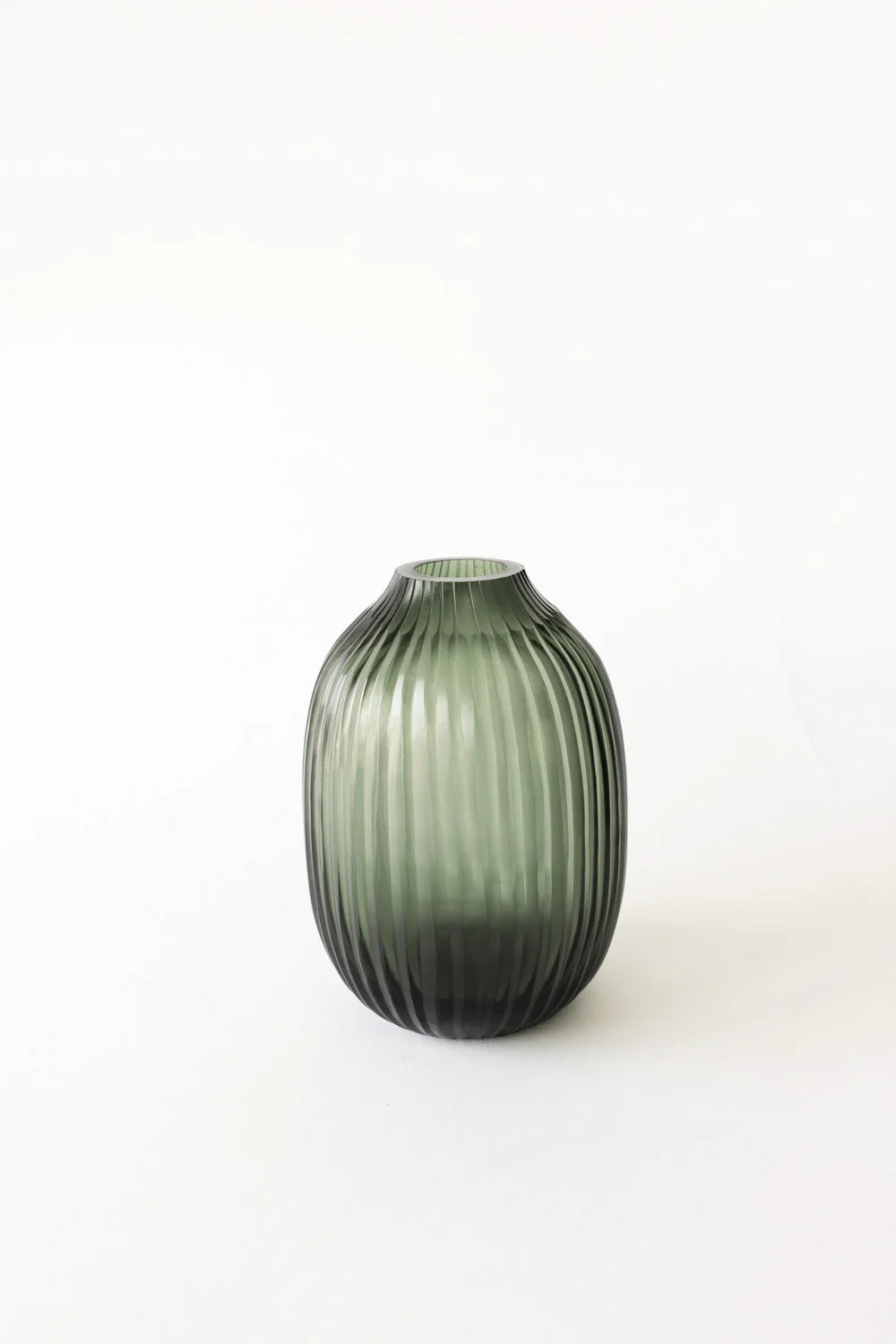 Brian Tunks Cut Glass Vase, Pod.