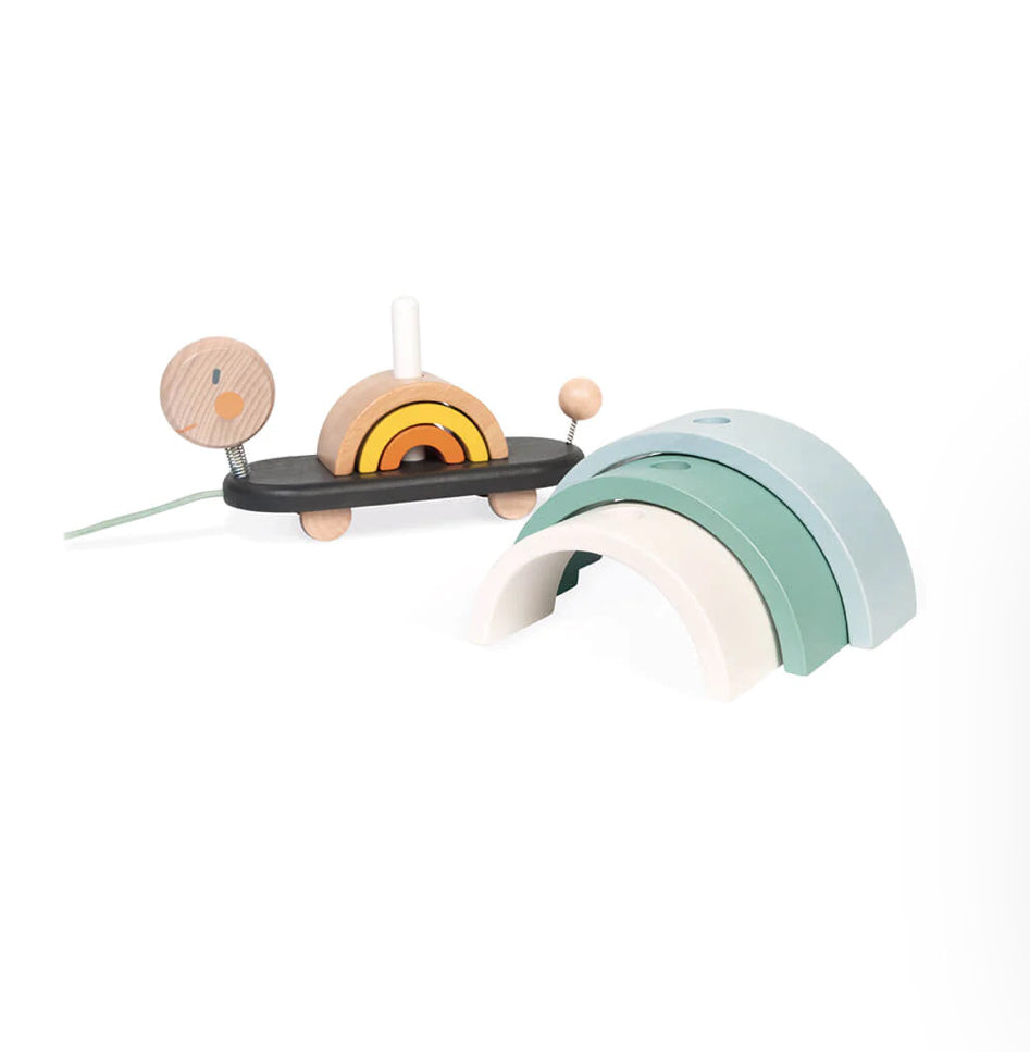 Janod Cocoon Rainbow Turtle