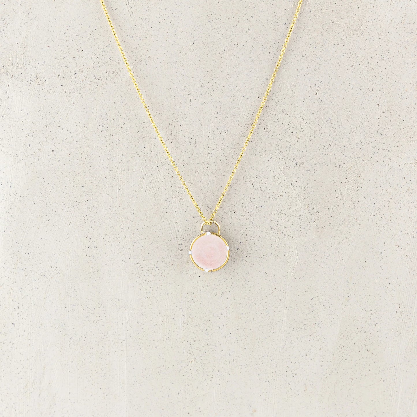 Erin Lightfoot - Oculus Necklace Blush