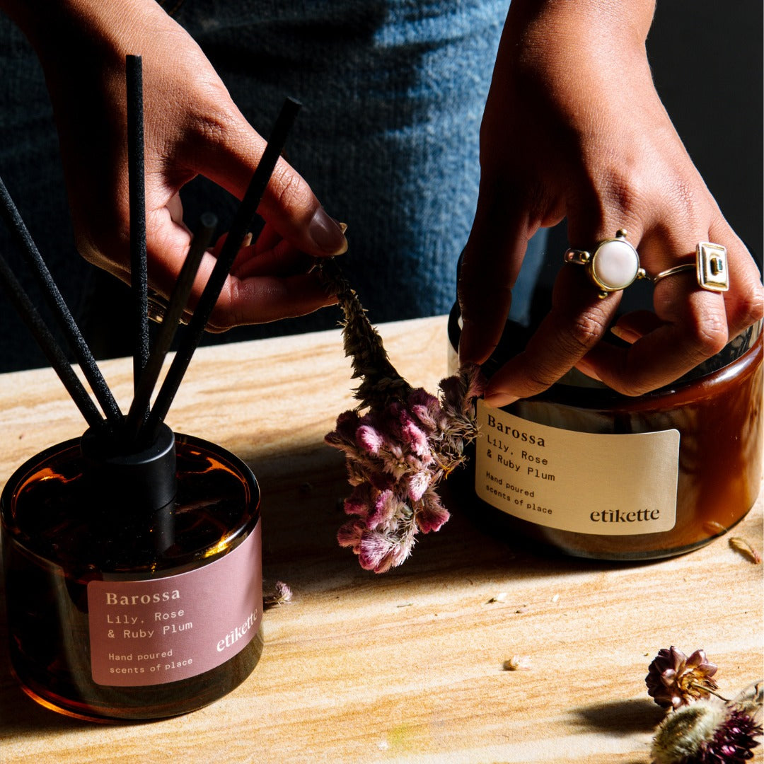 Etikette Candle Barossa