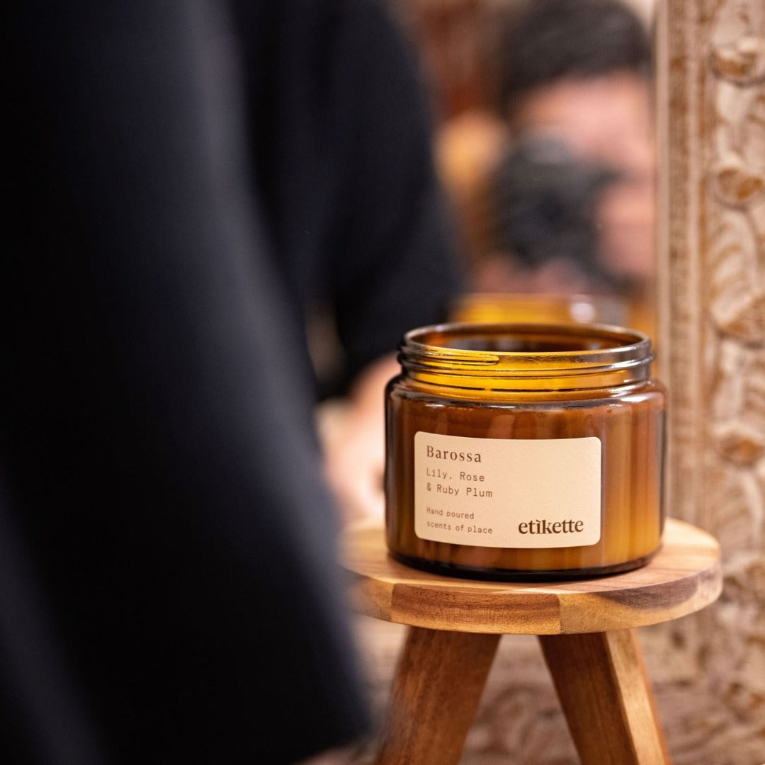 Etikette Candle Barossa