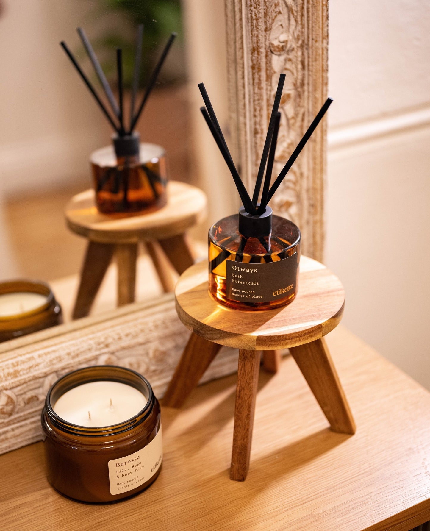 Etikette Candles Otways