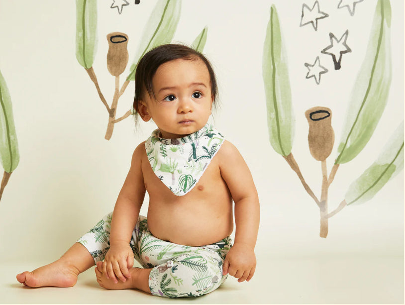 Halcyon Nights Fern Gully Baby Bib