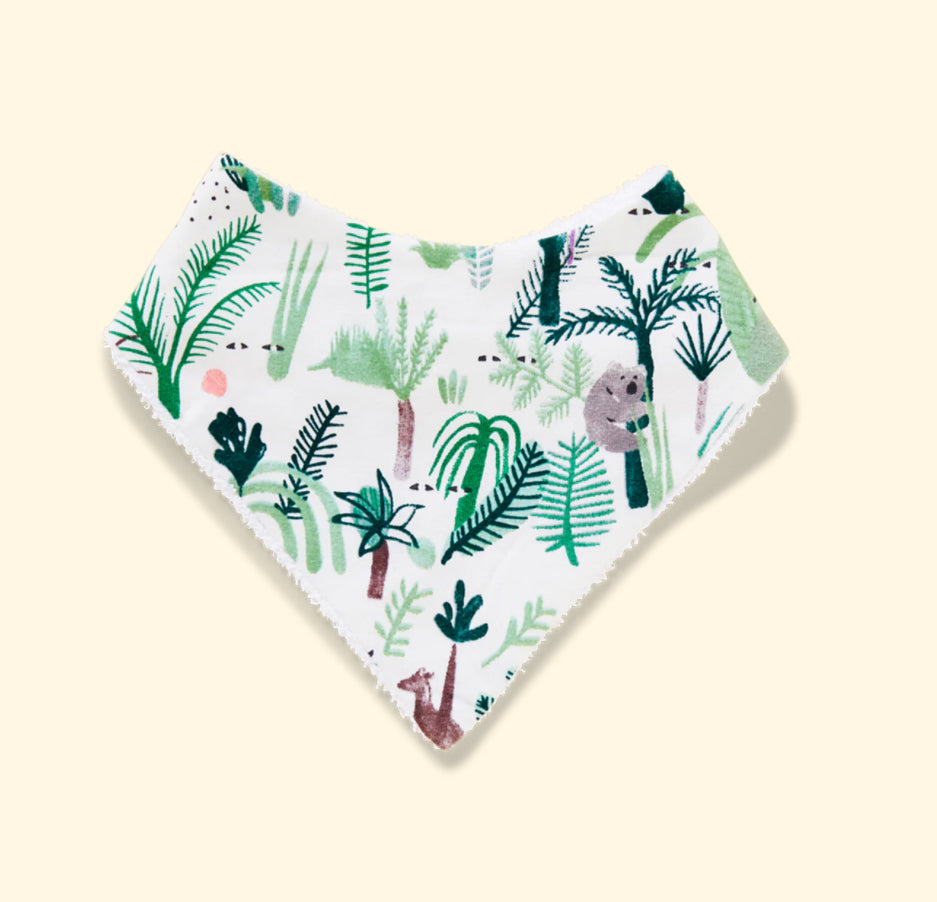 Halcyon Nights Fern Gully Baby Bib