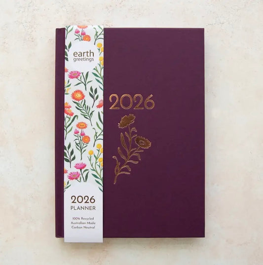 Earth Greetings 2025 Planner - Boronia