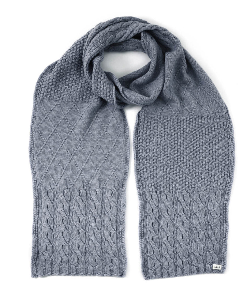 Uimi Frida Scarf- Textured Patchwork - 6 Colours