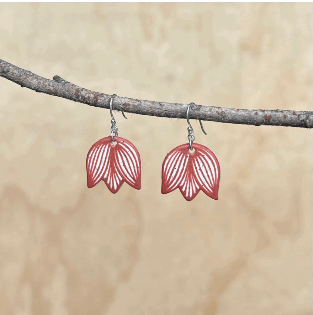 Cara Edwards Ceramic Tulip Earrings