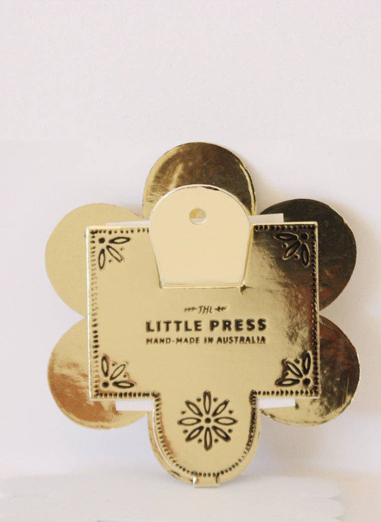 Faux Tin Flower Frame