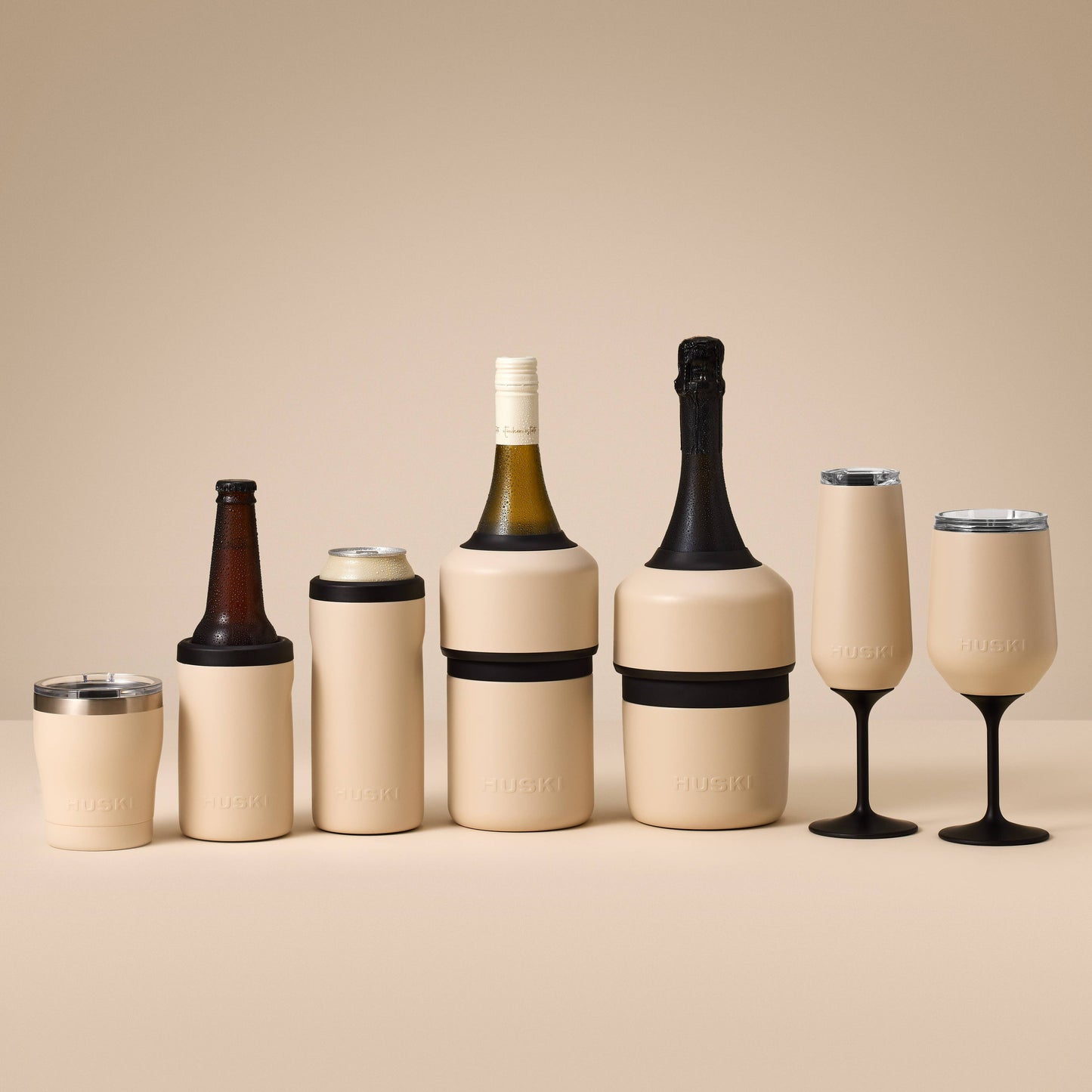 Huski Wine Tumbler 2.0 - Sand Beige