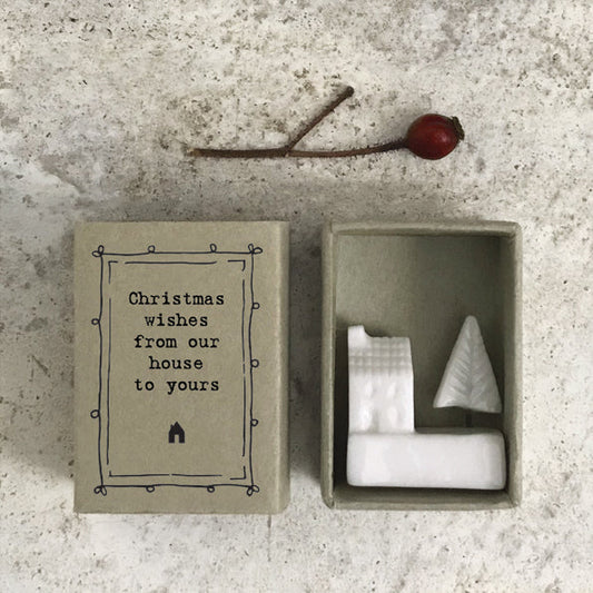 East of India Christmas Matchbox Memento