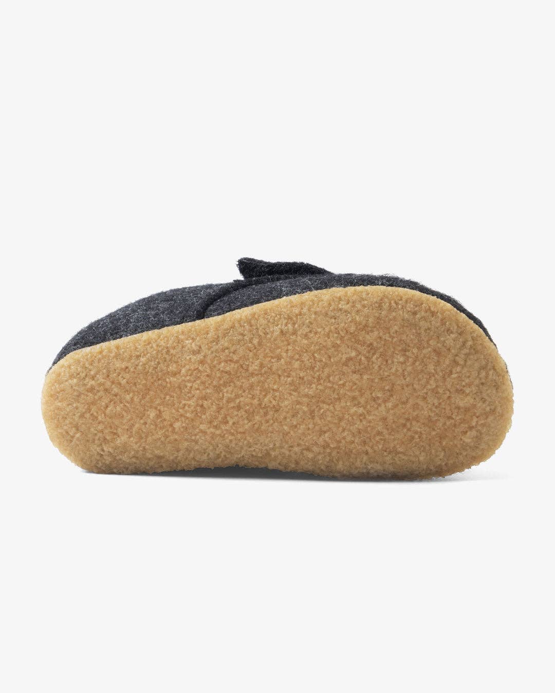 The Cozy Sheep Felted Kids Slipper - Dark Grey