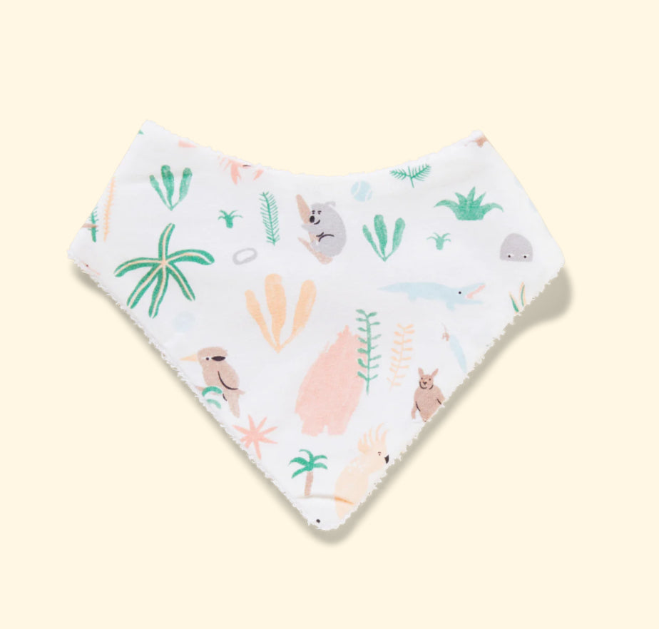 Halcyon Nights Outback Dreamers Baby Bib