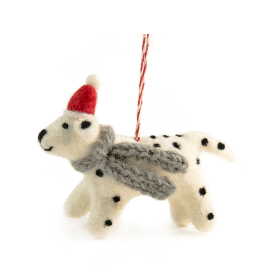 Felt Christmas Decoration - Spot Dog