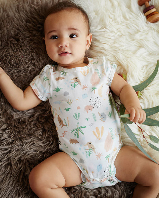 Halcyon Nights Outback Dreamers Short Sleeve Bodysuit