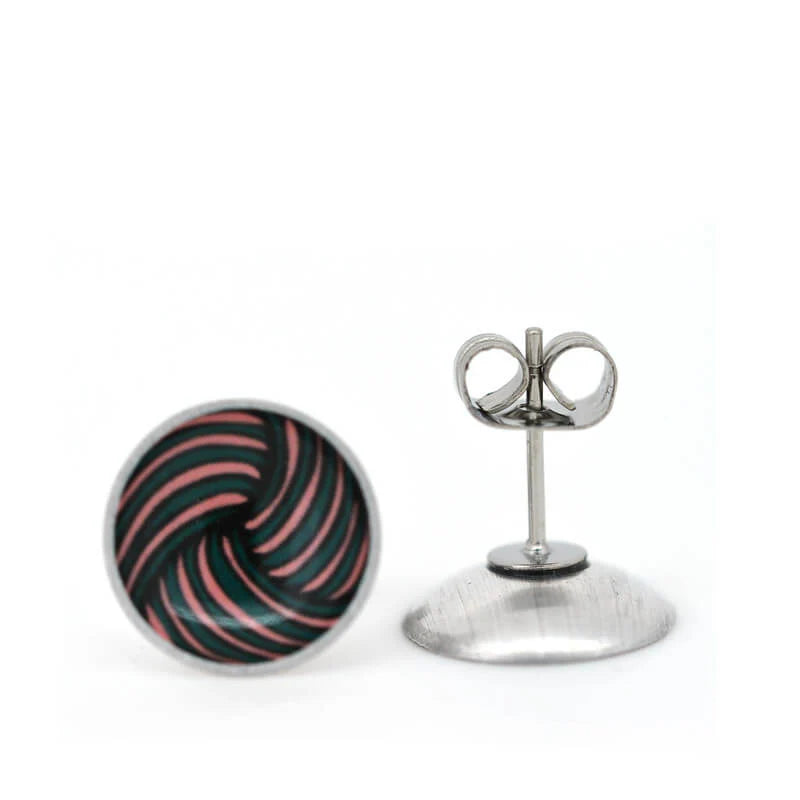 Kitty Came Home - Woven Knot Stud Earrings
