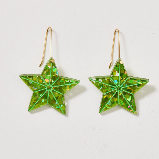 Christmas Star - Spring Green