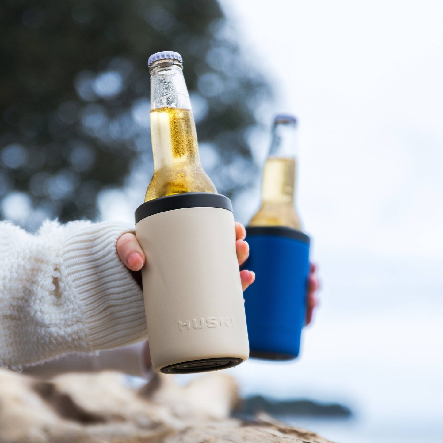 Huski Beer Cooler 2.0 - Sand Beige