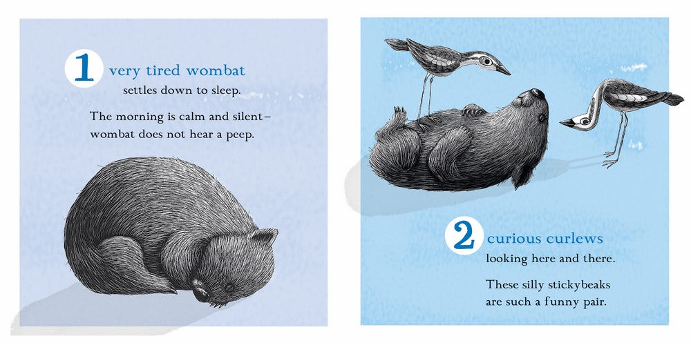 Children's Book - One Very Tired Wombat by Renee Treml