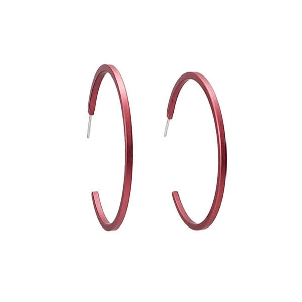 Kalinowski Anodised Aluminium Large Hoops