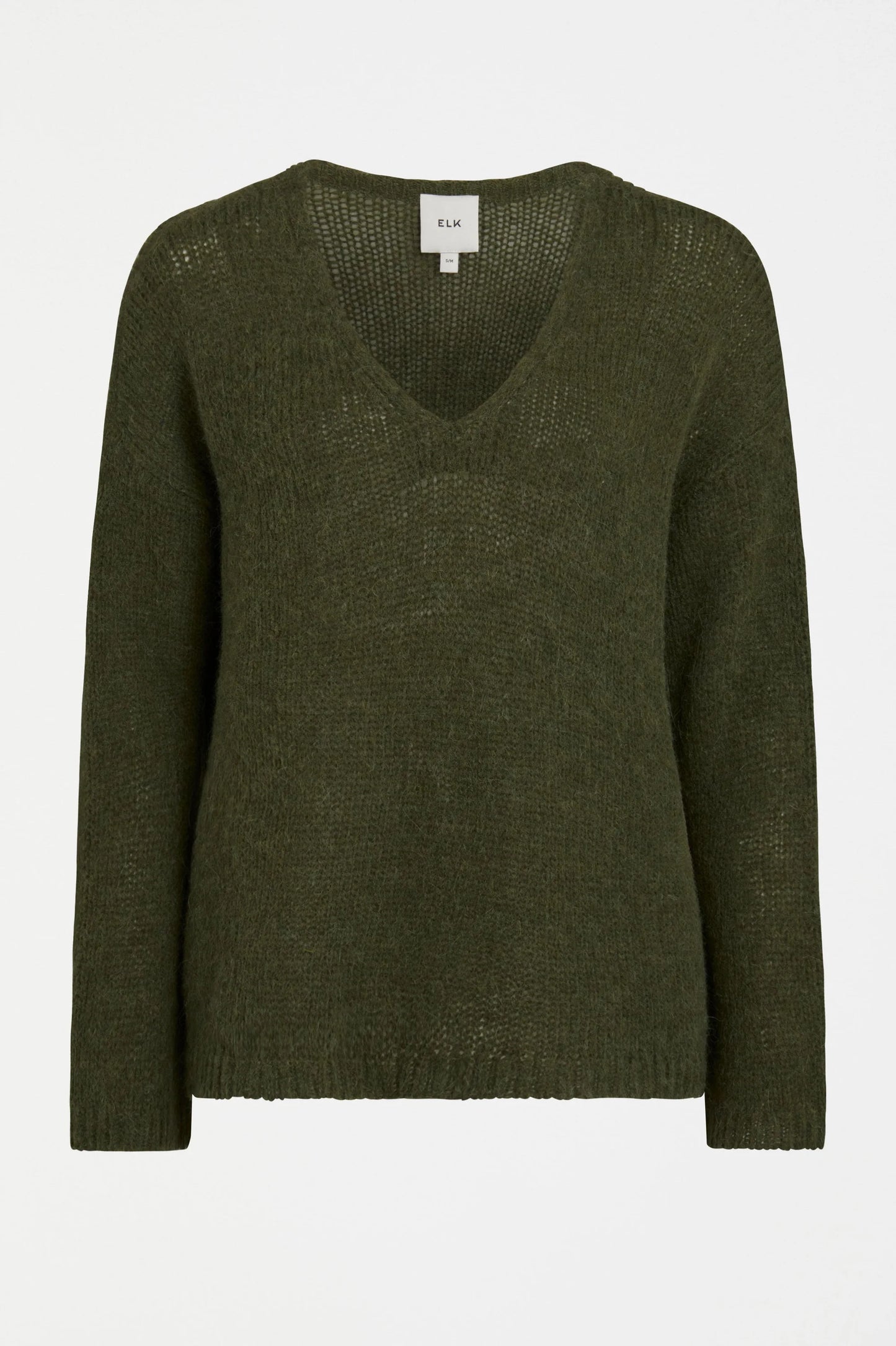 Elk Anken Sweater - Dark Olive