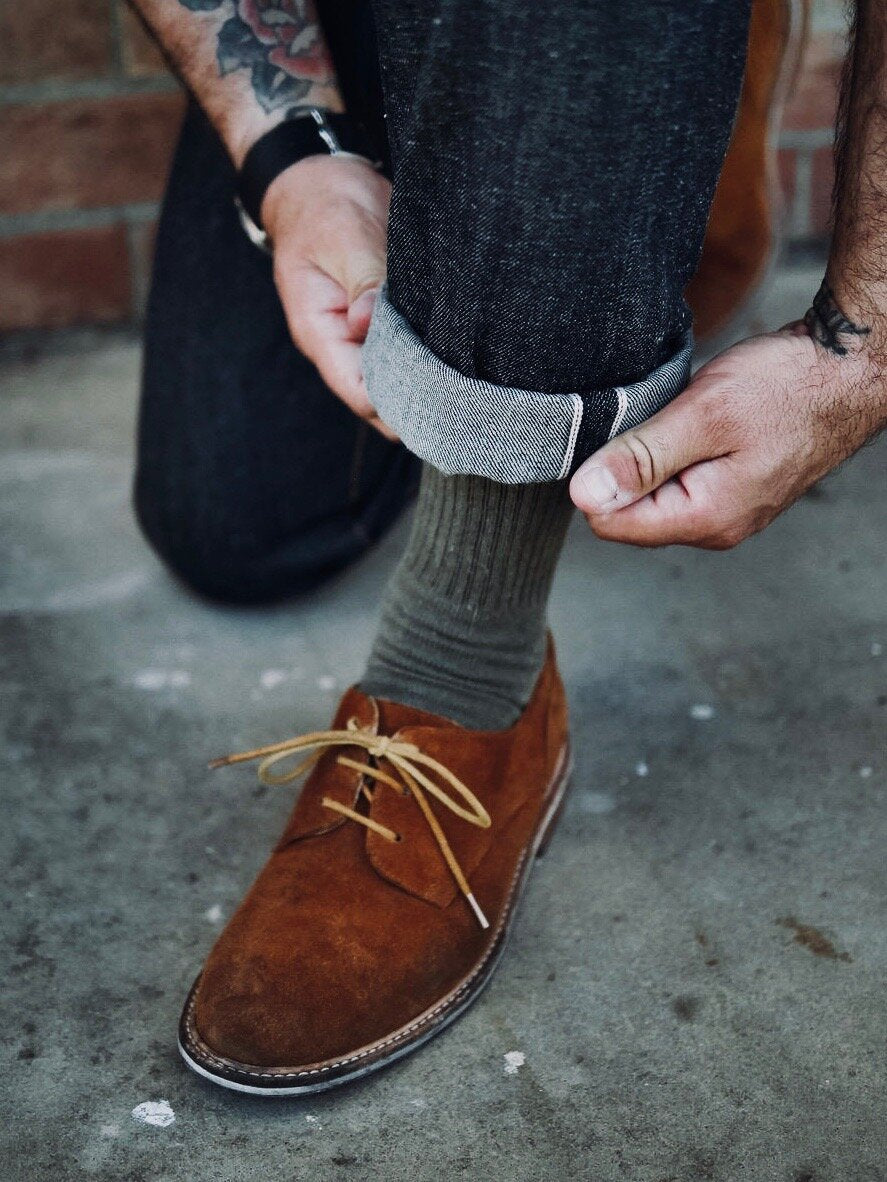 Hemp Clothing Australia Crew Socks - Green