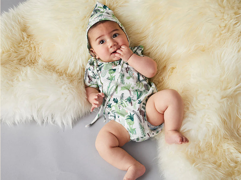 Halcyon Nights Fern Gully Short Sleeve Bodysuit