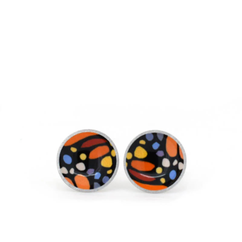 Kitty Came Home - Aladdins Treasure Monarch Butterfly Domed Studs