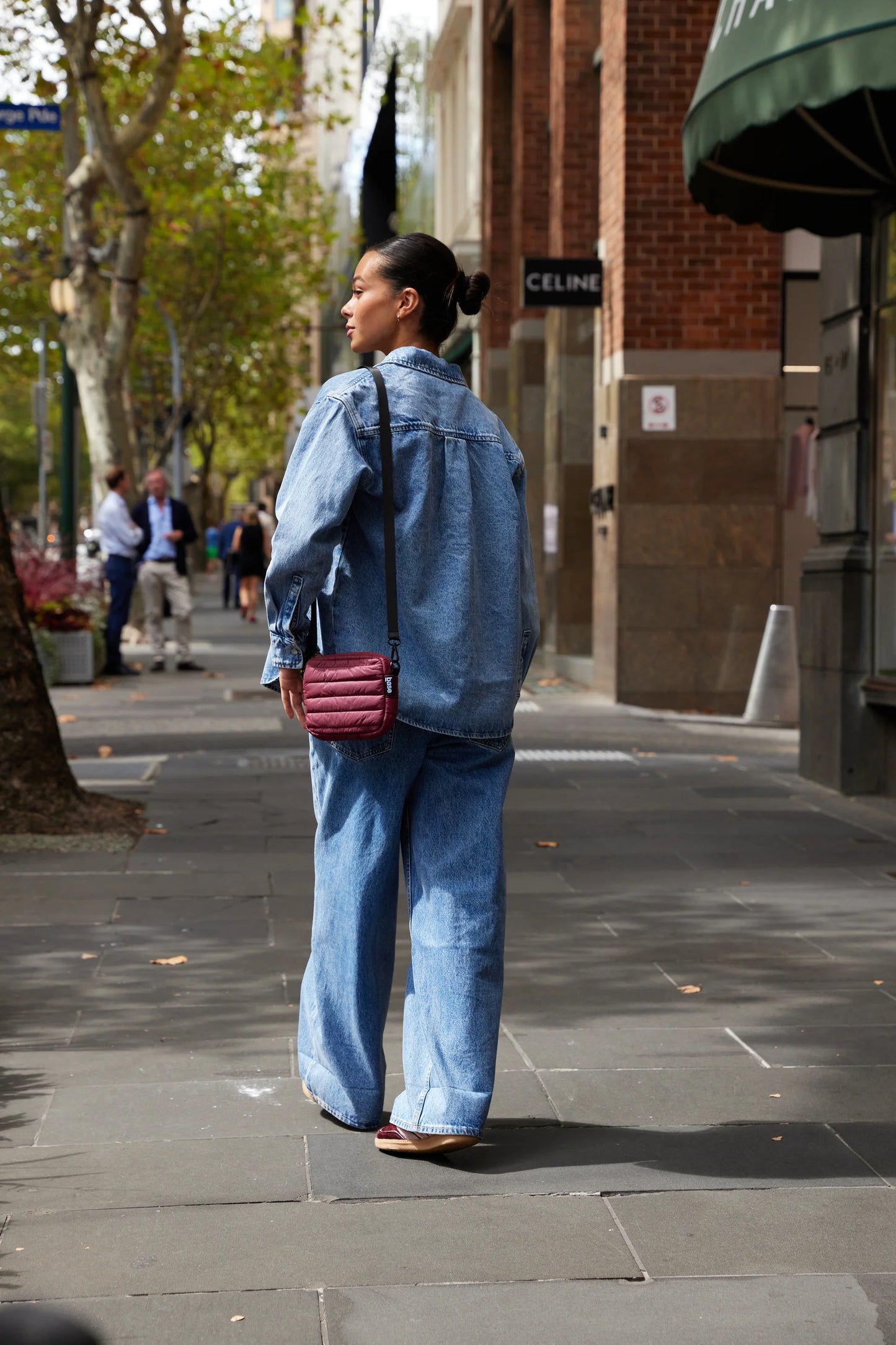 'Mini Base' Bag - Burgundy