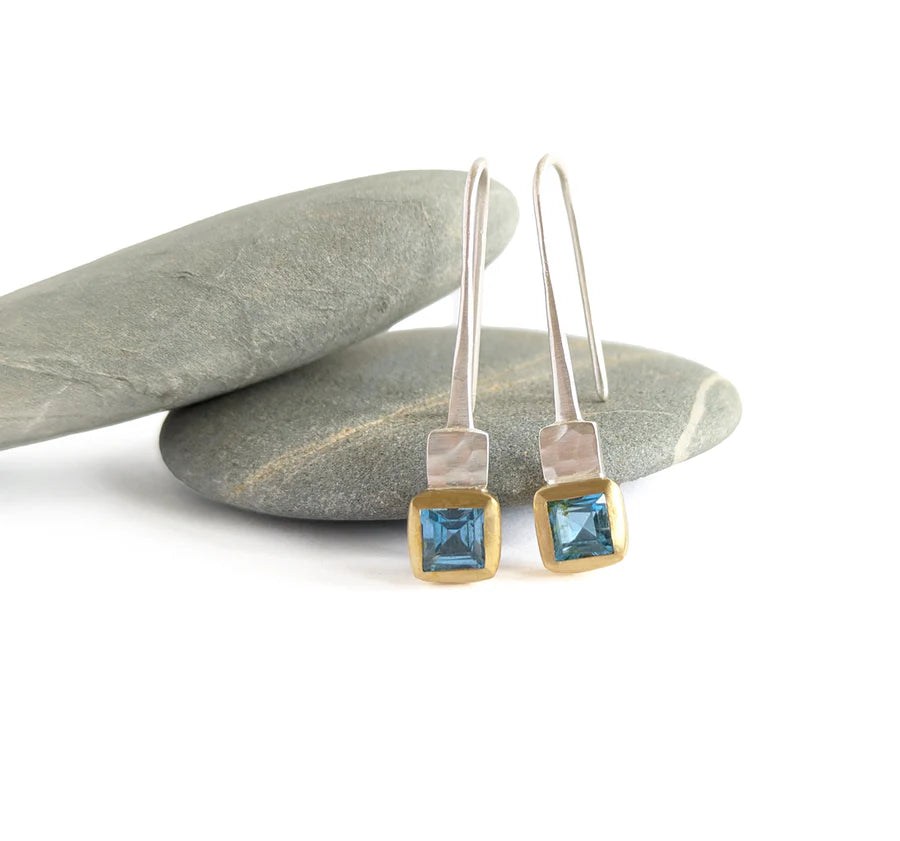 via Smith Blue Topaz Earrings
