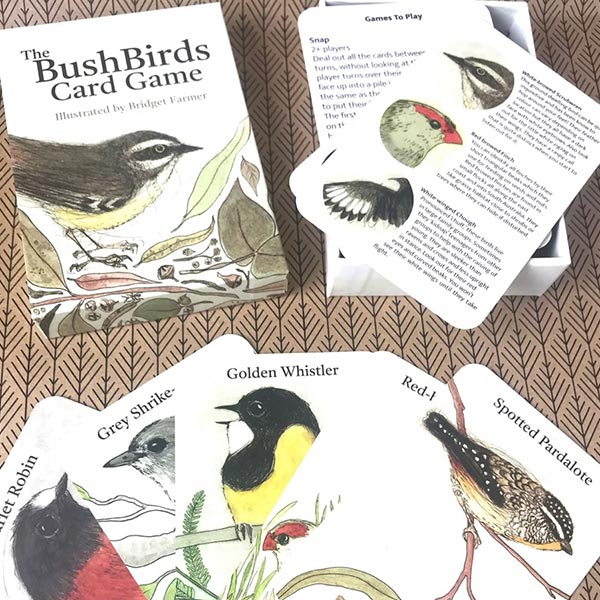 Bridget Farmer Bush Birds Card Game