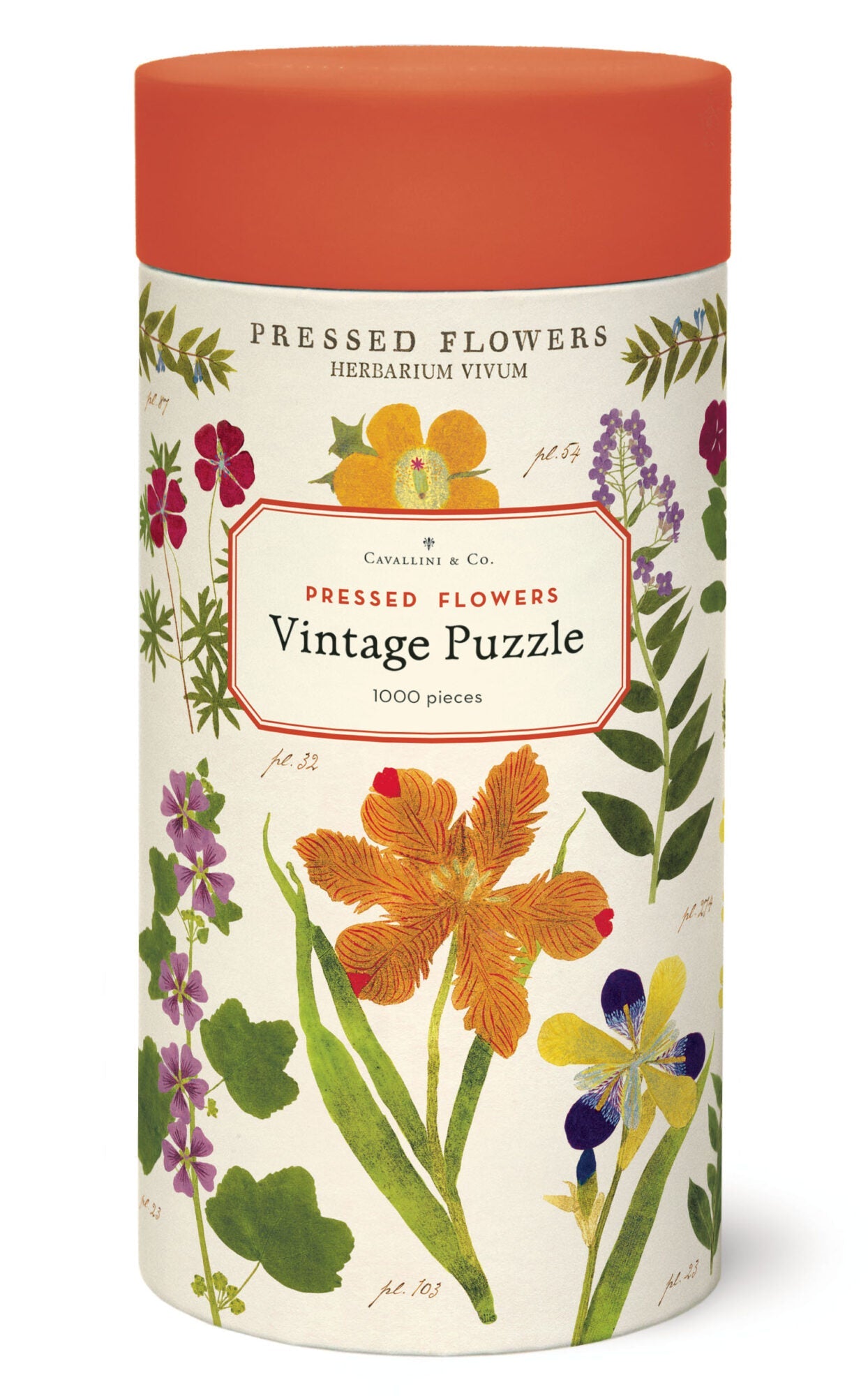 Cavallini & Co 'Pressed Flowers' 1000 Piece Vintage Puzzle