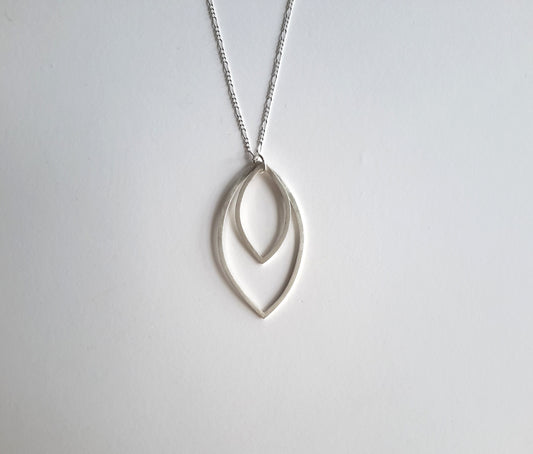 Charlotte Guidolin Bare Leaf Necklace - Silver