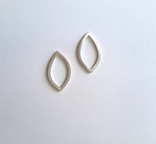 Charlotte Guidolin Bare Leaf Studs - Silver