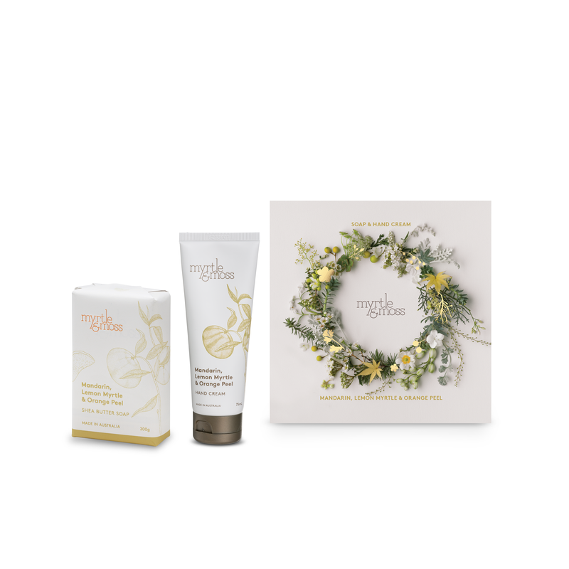 Myrtle & Moss Christmas Duet - Hand Cream and Soap