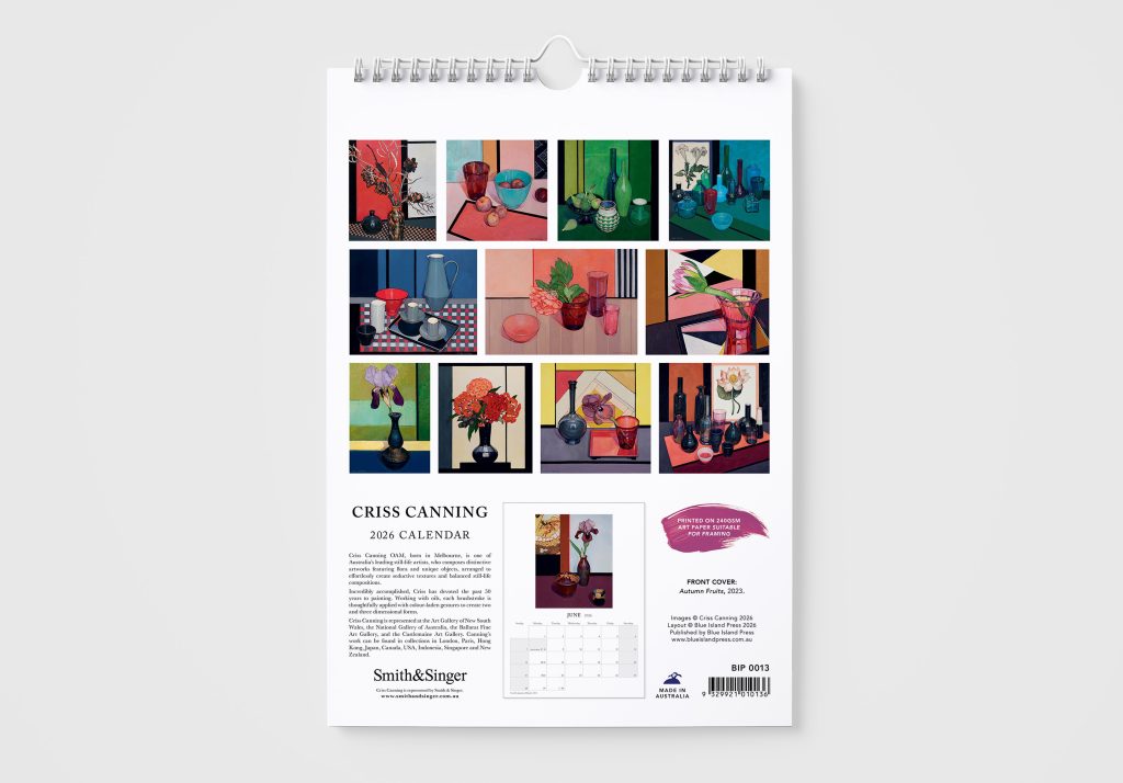 Criss Canning 2026 Wall Calendar