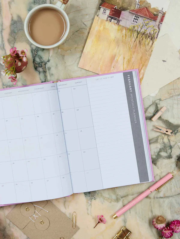 Write To Me 2026 On The Daily Planner - Stone