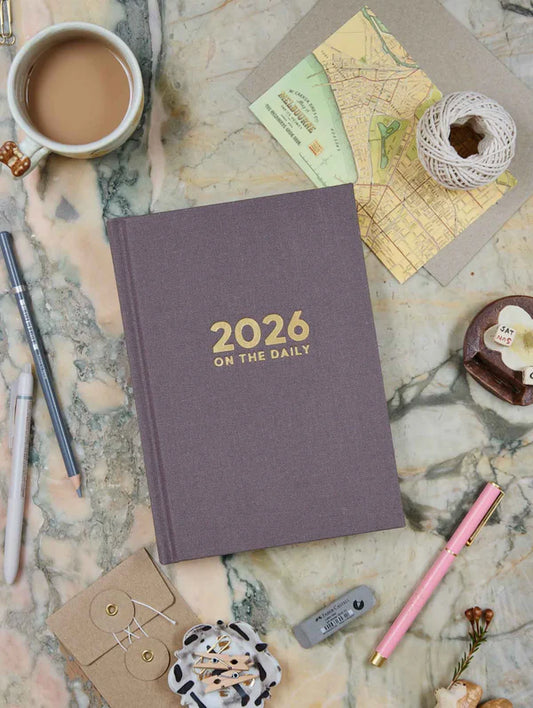 Write To Me 2026 On The Daily Planner - Stone