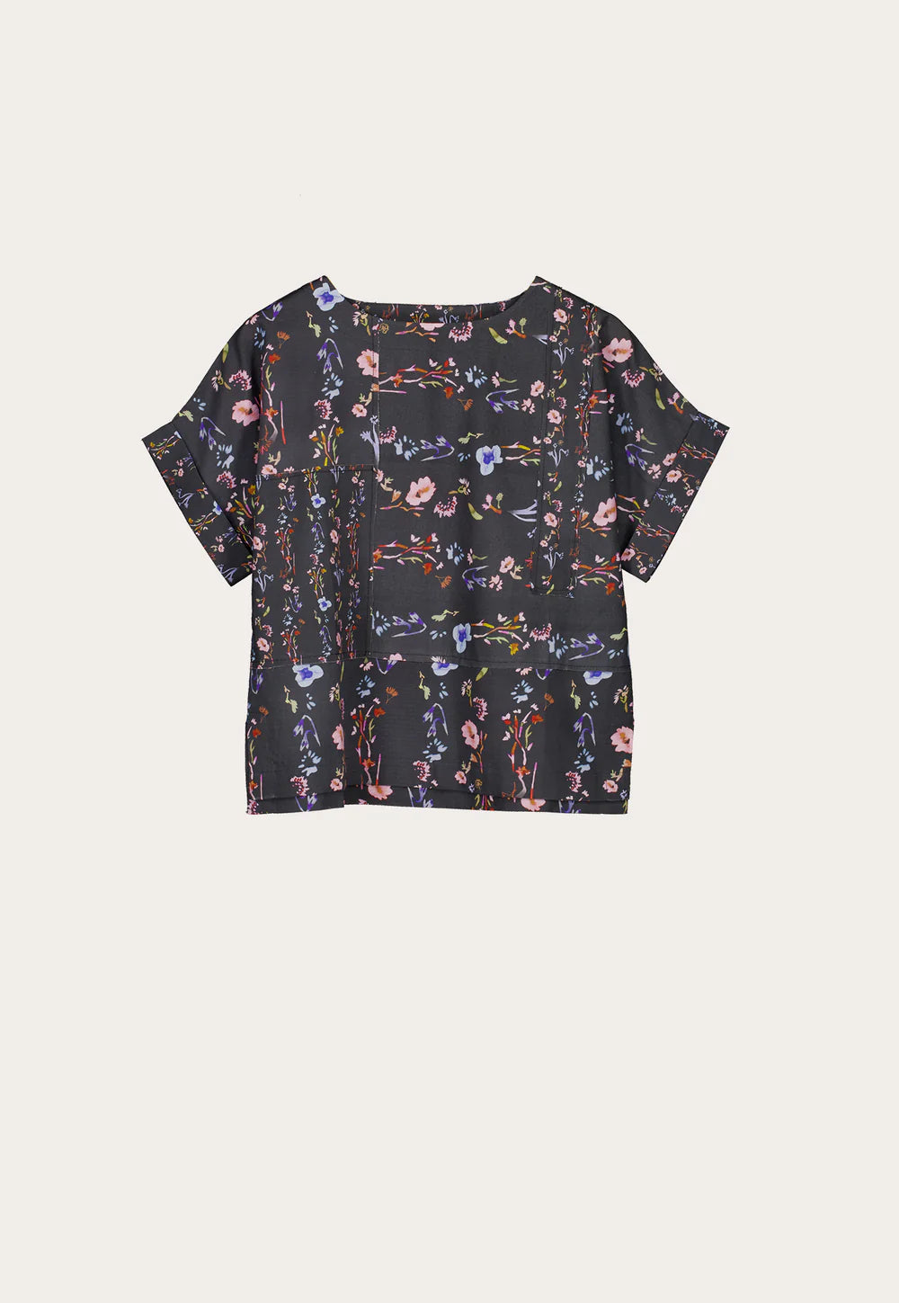 Nancybird Dolman Top - Watercolour Charcoal