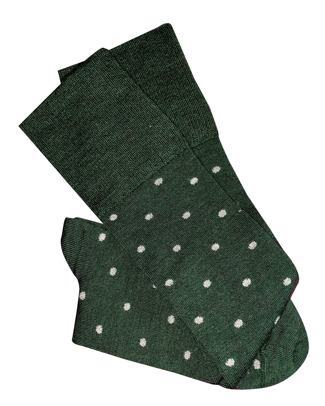 Tightology Dotty Merino Wool Socks - Green