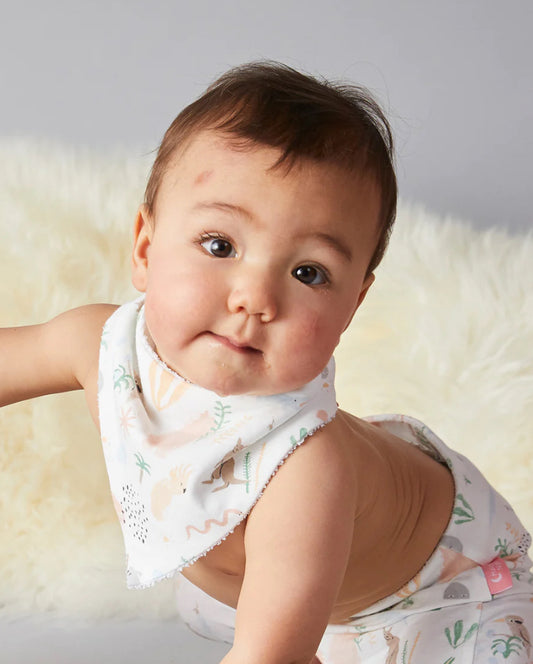 Halcyon Nights Outback Dreamers Baby Bib