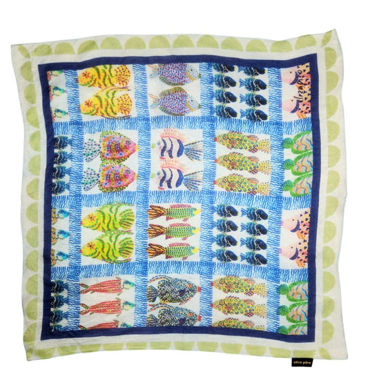 Eliza Piro Fish Silk Scarf
